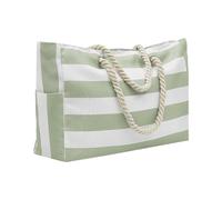 HDGSAFD Sac de plage 1 pièce en toile, sac à main imperméable de grande capacité, sac à bandoulière portable, convient pour les voyages, le fitness, la natation et les vacances à la plage, vert