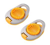 HDGSAFD Slicer À Œufs en 2 Pièces, Coupe-Œuf Créatif, Trancheuse D'Oeufs Multifonction, Petit Coupeur Pratique Extérieur, Gadget De Cuisine Simple.