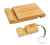 HDGSAFD Support de Téléphone Portable Double Face avec Porte-clé et Base de Bureau