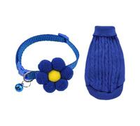 HDGSAFD Vêtements Tricotés pour Animaux De Compagnie 1 Pièce Et Collier pour Animaux De Compagnie 1 Pièce, Accessoires De Déguisement pour Animaux De Compagnie