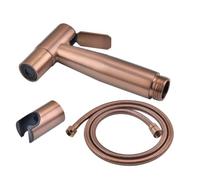 Hdheld Bidet Spray Set Douche Toilet Pulvérisateur Kit De Douche Robinet De Bidet Nickel Brossé Or Rose Brossé Gol 304 Acier Inoxydable, Rose Gold 4