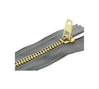 Hdhfjks Fermetures à glissière en métal à Verrouillage Automatique, 10/13/15/18/20 cm, 5 pièces, 3#, pour Couture de vêtements, Laiton,10 cm