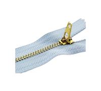 Hdhfjks Fermetures à glissière en métal à Verrouillage Automatique, 10/13/15/18/20 cm, 5 pièces, 3#, pour Couture de vêtements, Laiton,10 cm
