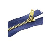Hdhfjks Fermetures à glissière en métal à Verrouillage Automatique, 10/13/15/18/20 cm, 5 pièces, 3#, pour Couture de vêtements, Laiton,20 cm
