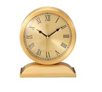 HDICUHNANU Bistro Horloge de Cheminée Horloge De Bureau Silencieuse Table Européenne Fonctionne avec Piles Décoration Chambre À Coucher Horloge à Poser