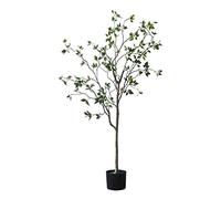 HDICUHNANU Fausse Verte Arbre Artificiel dans Un Pot en Plastique, Arbres Artificiels À L'intérieur L'extérieur Faux Décoration pour La Maison Jardin Bureau Fake Trees(170cm)
