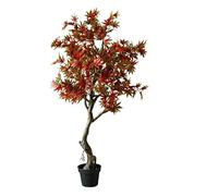 HDICUHNANU Fausse Verte Arbre Artificiel Érable Faux Plante en Pot Décoration Intérieure Créative Verte Nordique Fake Trees