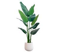 HDICUHNANU Fausse Verte Oiseau De Paradis Bananier Artificiel Accessoires Décoration La Maison Plantes Artificielles Décor Chambre Bonsaï Faux Fake Trees(160cm)