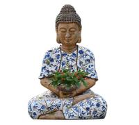 HDICUHNANU Statue de Bouddha en Méditation Thaïlande Statue De Bouddha Assis 23 Pouces, Figurines Méditation Décoratives pour La Maison Et Le Jardin, Décoration Extérieure la Terrasse