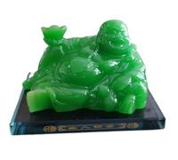 HDICUHNANU Statue de Bouddha en Méditation Thaïlande Statue De Bouddha Heureux Assis 5. Pouces, Figurines Richesse Et Bonne Chance pour La Maison, Le Bureau Décoration Voiture la Terrasse(B)