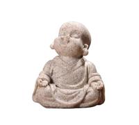 HDICUHNANU Statue de Bouddha en Méditation Thaïlande Statues De Bouddha Moine Mignonnes, Figurine en Résine pour Ornement Bureau, Décoration Maison Et Voiture la Terrasse(B)