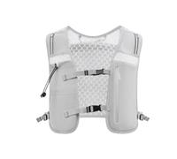 HDICUHNANU T-Shirt RéFléChissant Gilet Réfléchissant, Sac À Dos De Randonnée Multifonctionnel, Veste Sécurité for Le Cyclisme RéGlable Gilet(Grey)