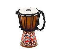 MeinlHDJ5-XXS Mini-djembé en bois tendu par des cordes Série Percussion Headliner Motif python Diamètre 11,4 cm