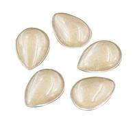 HDJSDB Cabochon en verre transparent à dos plat, forme goutte d'eau, 10 x 14 mm, 13 x 18 mm, 18 x 25 mm, 20 x 30 mm, bijoux DIY, 18 x 25 mm, 10 pièces