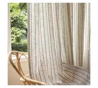 HDKAH Rideau occultant en Lin Beige uni, Simple et personnalisé, for la décoration de la Maison, du Salon ou de la Maison (Passe-Tringle)(1pc W150xL250 cm)