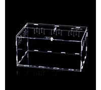HDKEAN Caisses d'élevage pour reptiles - Bonne ventilation - Habitat acrylique pour mille-pattes araignées serpent