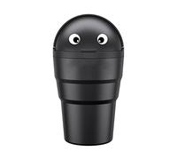 HDKEAN Poubelle de voiture - Cendrier ouvert avec couvercle - Organiseur de siège arrière de bureau pour véhicule, SUV, bureau, maison, voiture, console centrale