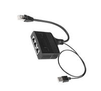 HDKEAN Répartiteur Ethernet 1 vers 3 Internet Ethernet femelle répartiteur adaptateur convertisseur 100Mbps distributeur