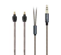 HDKFSUJ Cordon pour écouteurs Audio Jack 5N OFC, 3.5mm, 120cm, 47 pouces, avec ou sans micro, Compatible avec les écouteurs Sennheiser IE 40 PRO IE40PRO(Without Microphone)