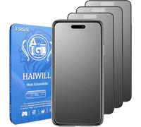 Hdkha-Lot De 3 Films De Protection D'écran Mats Pour Iphone 16 Plus, Anti-Traces De Doigts, Anti-Rayures, Verre Trempé 9h, Pour Apple 16 Plus, 6,7