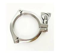 HDKYSWBUEJ 2.5" Tri Clamp 304 Stainless Three Section Fitting 77.5mm Ferrule OD Fit 63mm Pipe OD for Homebrew Beer