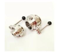 HDKYSWBUEJ Fit 19mm 3/4" Pipe OD x 1.5" Tri Clamp Flow Control Valve SUS 304 Stainless Beer Brewing Home Factory