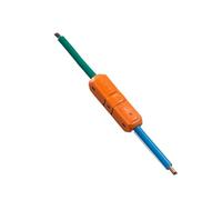 HDKYSWBUEJ I-5 Lot de 100 connecteurs de câbles électriques à Bout à Bout, bornes à, Verrouillage Rapide, 12-11 AWG, 4 mm², kit d'outils