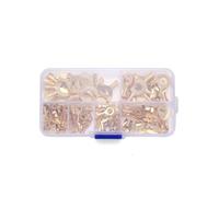 HDKYSWBUEJ Lot de 150 connecteurs de Fils de bornier en boîte M3/M4/M5/M6/M8/M10, cosses de Terre de Type O, bornes en cuivre pressé à Froid