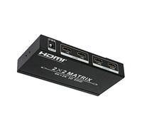 HDM - 922E 2 x 2 HDMI Matrix Switch 2 entrées 2 sorties avec Support 3D 4Kx2K EDID de contrôle
