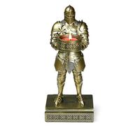 HDMbigmi King's Guard Bougeoir debout en résine pour téléphone portable pour restaurant, autel, cheminée, table de maison (bronze)