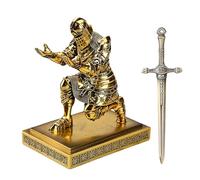 HDMbigmi King's Guard Knight Porte-stylos et Accessoires en résine pour Bureau et Maison (Bronze (Placage))
