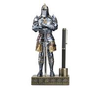 HDMbigmi King's Guard - Statue de Chevalier - Organiseur de Bureau pour Homme - 24 cm - Bleu