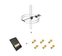 HDME KIT Antenne Mixte omnidirectionnelle Dab FM + Coupleur MFC 401 Ter Sat UHF FM Dab + 6 Fiches F