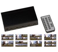 HDMI 1.4 Wall SPLICER pour Mur d'image sur 4 écrans. 8 combinaisons possibles, avec télécommande.