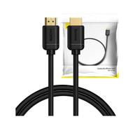 HDMI 2.0 Câble 2m 4K 60Hz 3D HDR 18Gbps Noir pour TV PC PS4 Xbox Plaqué Or