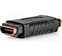 HDMI™ Adapter | HDMI™ Female | HDMI™ Female | Gold Plated | Straight | ABS | Black | 1 pc. | Boîte