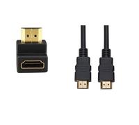 HDMI Angle Adaptateur F/M+6' Hdmi Cable Cordon Pour Xbox 360 PS3