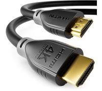 HDMI Cable 1.5m 4K@60Hz 2K@165Hz with ARC Ethernet UHD HDR 3D 18Gbps HDMI Cable for Soundbar TV Blu-Ray Beamer Laptop TV PS4 PS5 Console PC Monitor-Black Grey