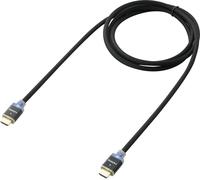 HDMI Câble de raccordement avec LED noir