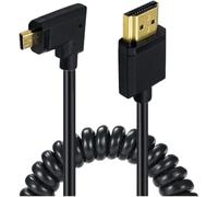 HDMI-Compatible 90 Degree Left Adapter - 4K 60Hz HDTV Connector Optimal Performance