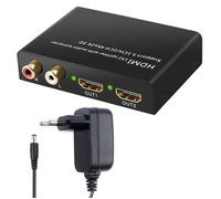 Hdmi Extracteur Audio 1X2 Séparateur 4Kx2K 3D Adaptateur Dc 5V 1A Hdmi Vers Spdif Toslink Optical+2 Sorties Hdmi Vidéo Splitt[F127]