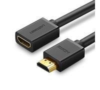 HDMI-Kabel Stecker zu HDMI-Buchse UGREEN HD107, FullHD, 3D, 1m (schwarz)