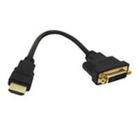 DLH DY-TU5036, 0,2 m, HDMI Type A (Standard), Noir