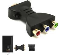 Hdmi Male To 3 Rca Female Adapter, Hdmi To Av Audio Converter, Support 1080P, Red White Yellow Connectors, Compatible With Tv Projectors Monitors Home Theater Systems, Plug And Play