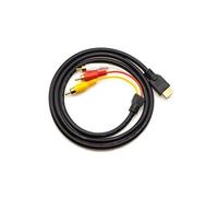 HDMI mâle vers 3 RCA vidéo audio Converter Component AV câble adaptateur HDTV (1.5 m)