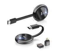 HDMI sans Fil 4K/5G, Émetteur et Récepteur HDMI sans Fil, 165FT/50M Wireless Transmitter Receiver de Laptop/TV Box/Caméra/Bluuray/PS5/Phone au Télévision/Projecteur/Moniteur