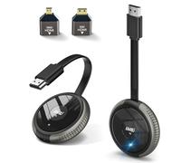 HDMI sans Fil 4k, Émetteur Récepteur 5.8G, 165FT/50M Transmetteur pour TV Box/Laptop/Caméra vers TV/Projecteur/Monitor - Streaming Vidéo et Audio Sans Retard