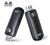 HDMI sans Fil décodage 4K, Sortie 1080P, Signal stable longue portée de 50m, 5G Transmetteur HDMI sans Fil pour Streaming Vidéo Audio File pour Ordinateur Portable/PC vers Un Moniteur/HD TV/Projecteur