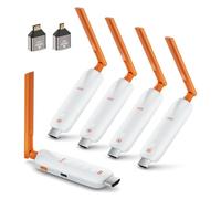 HDMI sans Fil Émetteur et 4 Récepteurs, jusqu'à 6 RX, TIMBOOTECH 5G Wireless HDMI avec écran LED, 1080P@60 Hz, 165pi/50m pour Ordinateur Portable, boîtier TV, caméra vers projecteur/TV/Moniteur/Mobile