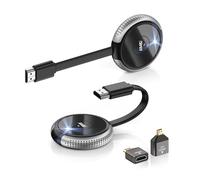 HDMI sans Fil Émetteur et Récepteur 5.8G/Décodage 4K | Wireless Transmitter Receiver de Laptop/TV Box/Caméra/USBC/PC au Télévision/Projecteur/Moniteur